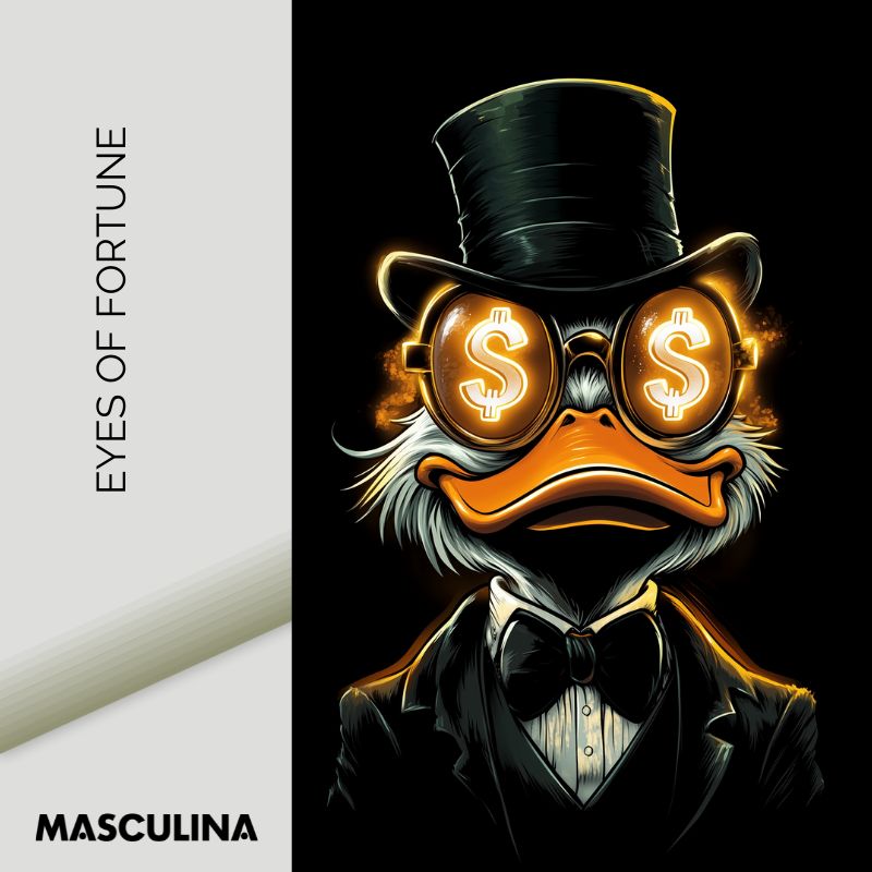 EYES OF FORTUNE*Dibond*40x60*Dibond*Kunstwerk*Masculina.nl