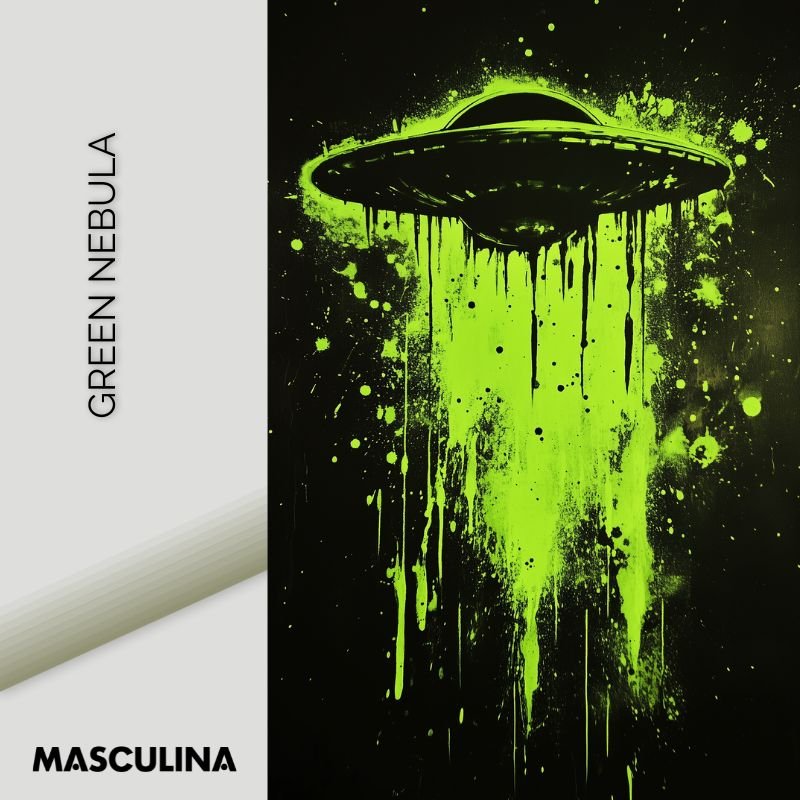 GREEN NEBULA*Dibond*40x60*Dibond*Kunstwerk*Masculina.nl