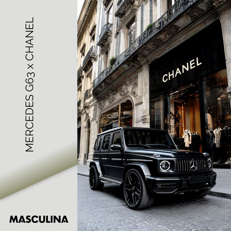 MATTE BLACK MERCEDES G63*Dibond*40x60*Dibond*Kunstwerk*Masculina.nl