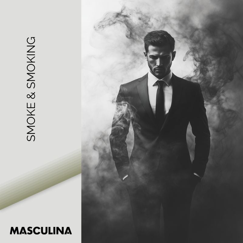 SMOKE & SMOKING*Dibond*40x60*Dibond*Kunstwerk*Masculina.nl