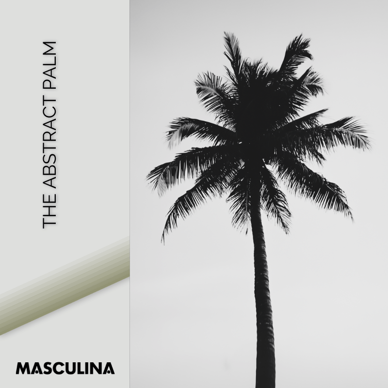 THE ABSTRACT PALM*Dibond*40x60*Dibond*Kunstwerk*Masculina.nl