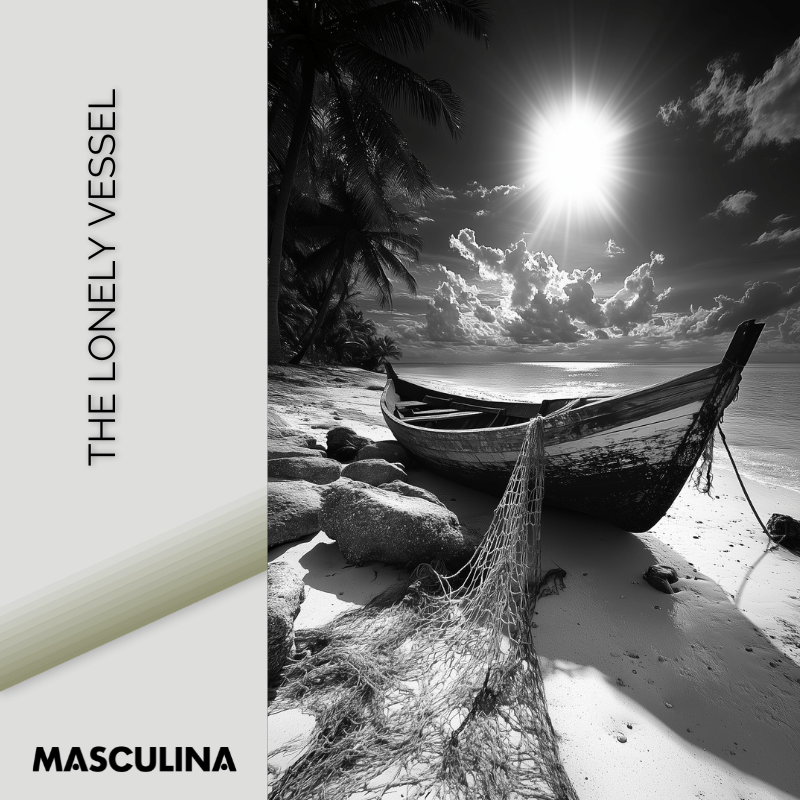 THE LONELY VESSEL*Dibond*40x60*Dibond*Kunstwerk*Masculina.nl