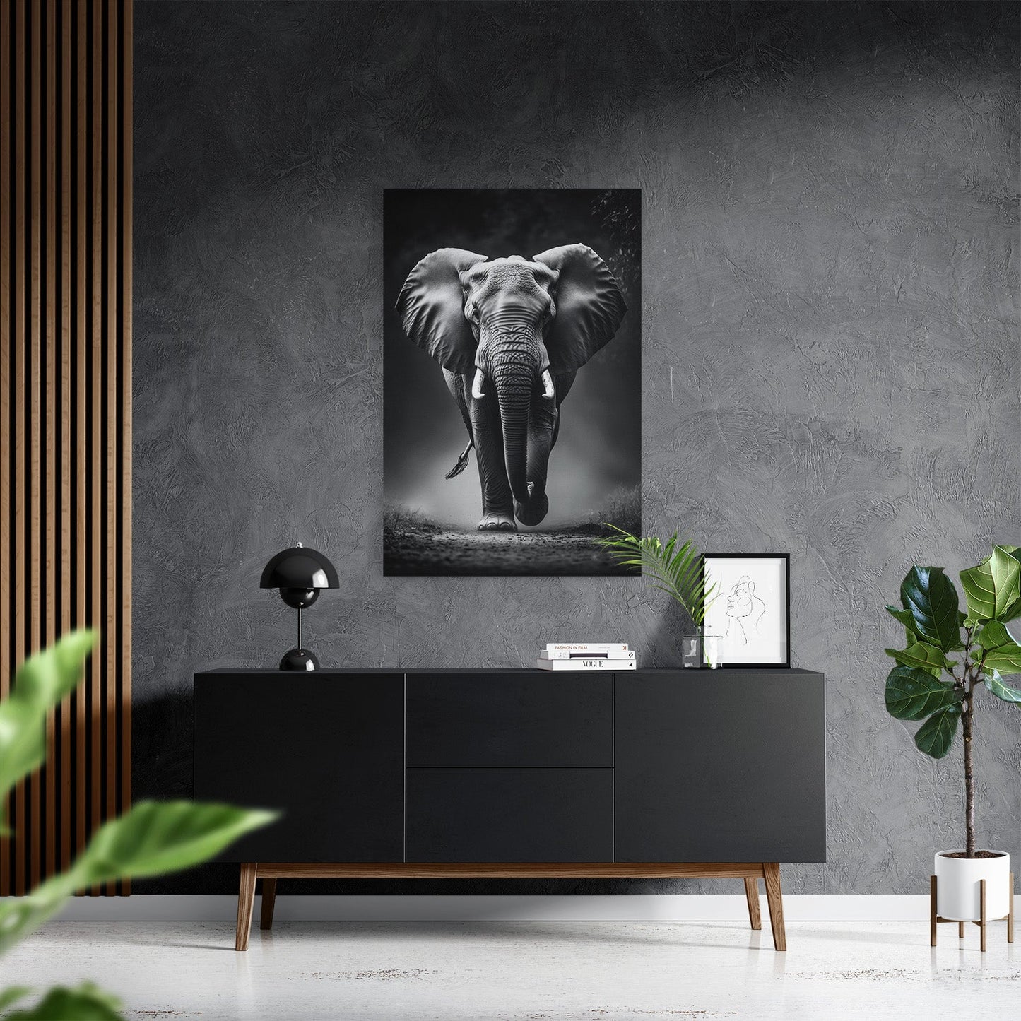 APPROACHING GIANT*Canvas*40x60*Canvas*Kunstwerk*Masculina.nl
