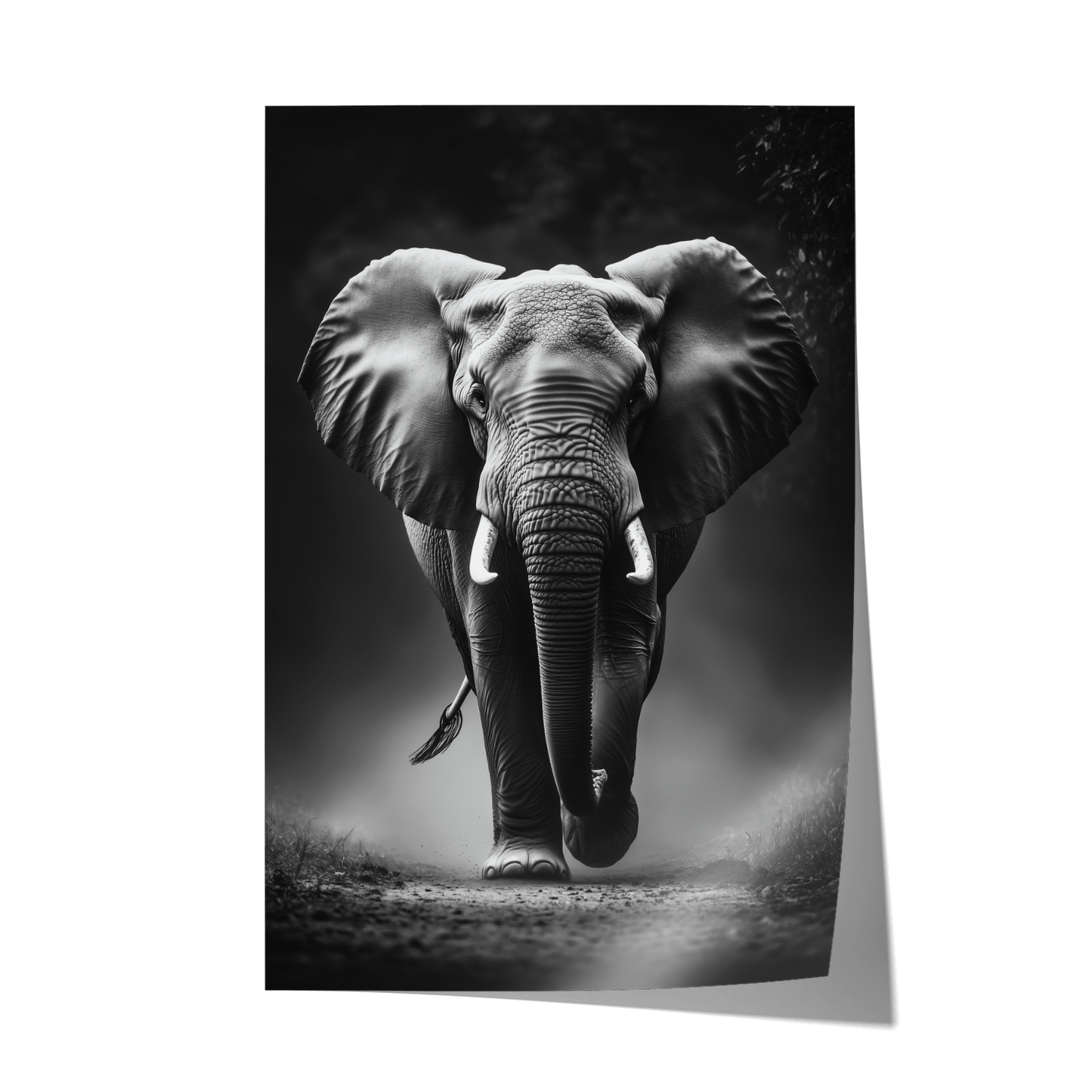 APPROACHING GIANT*Papier*40x60*Papier*Kunstwerk*Masculina.nl