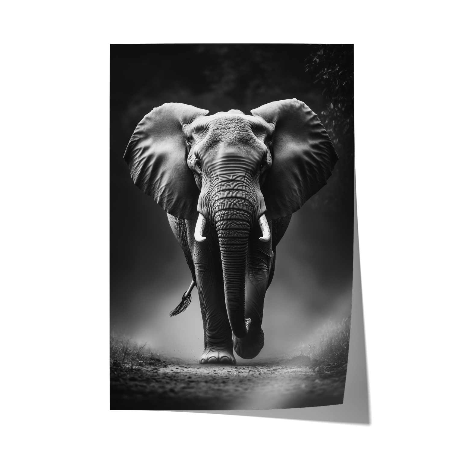APPROACHING GIANT*Papier*40x60*Papier*Kunstwerk*Masculina.nl