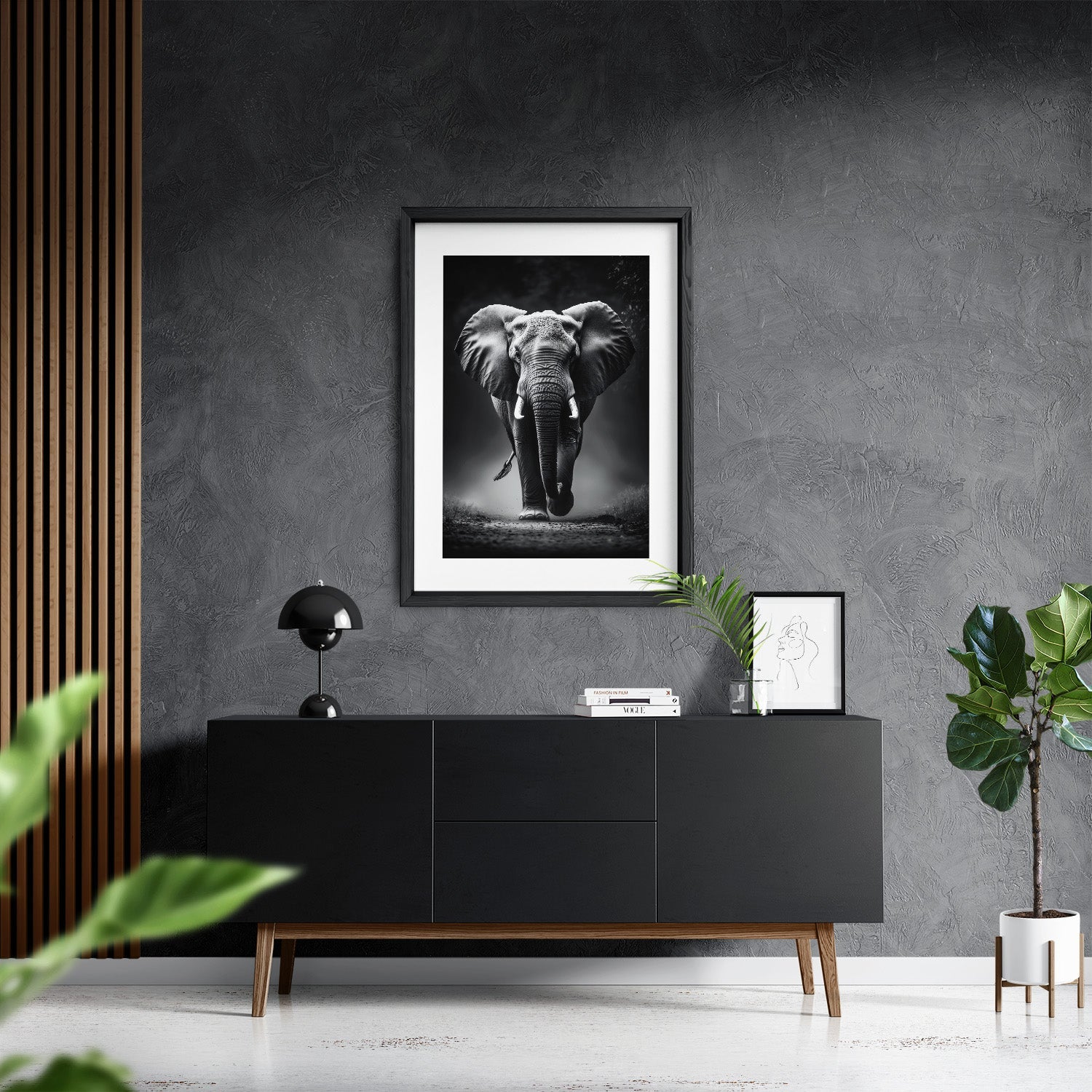 APPROACHING GIANT*Papier*40x60*Papier*Kunstwerk*Masculina.nl