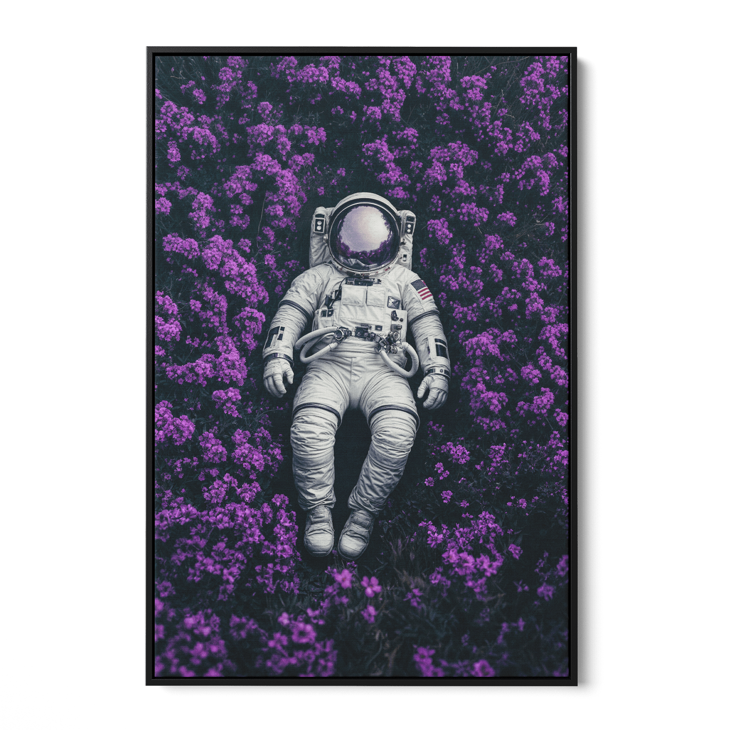 ASTRONAUT'S PURPLE BLISS*Canvas*40x60*Baklijst*Kunstwerk*Masculina.nl