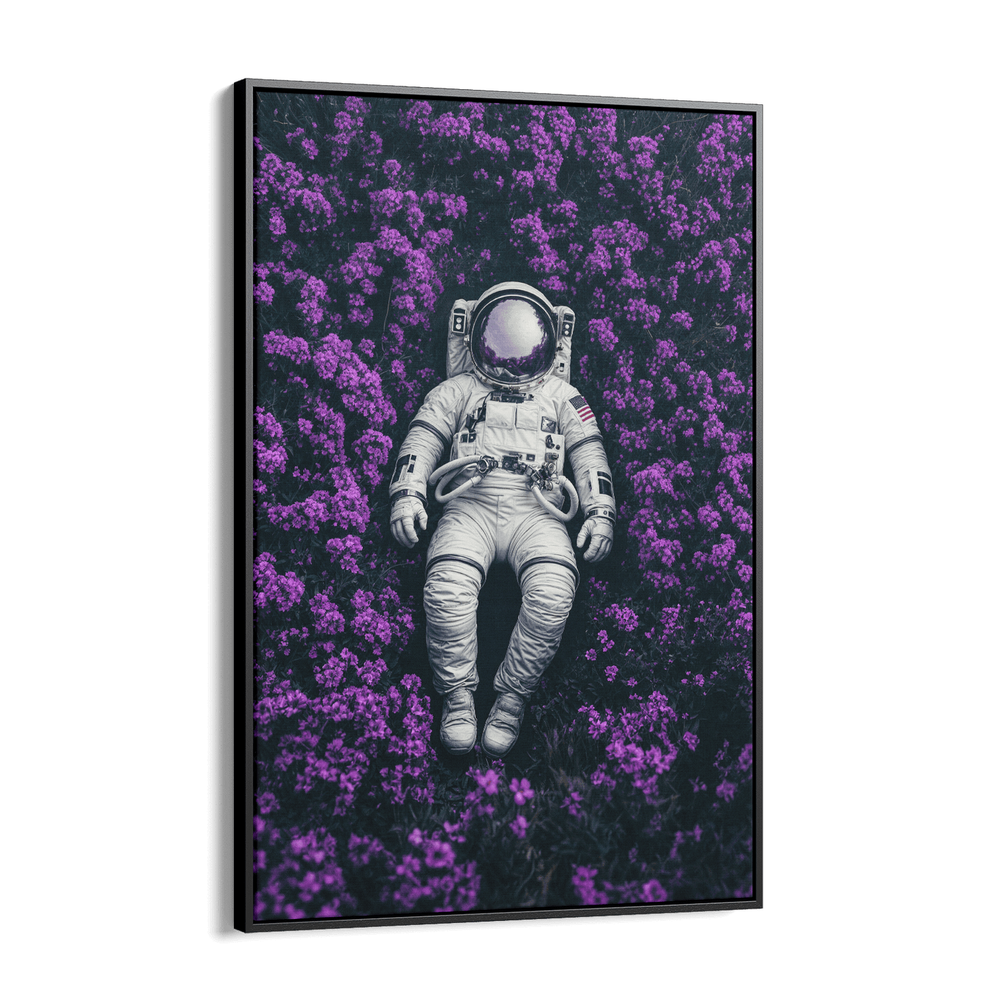ASTRONAUT'S PURPLE BLISS*Canvas*40x60*Baklijst*Kunstwerk*Masculina.nl