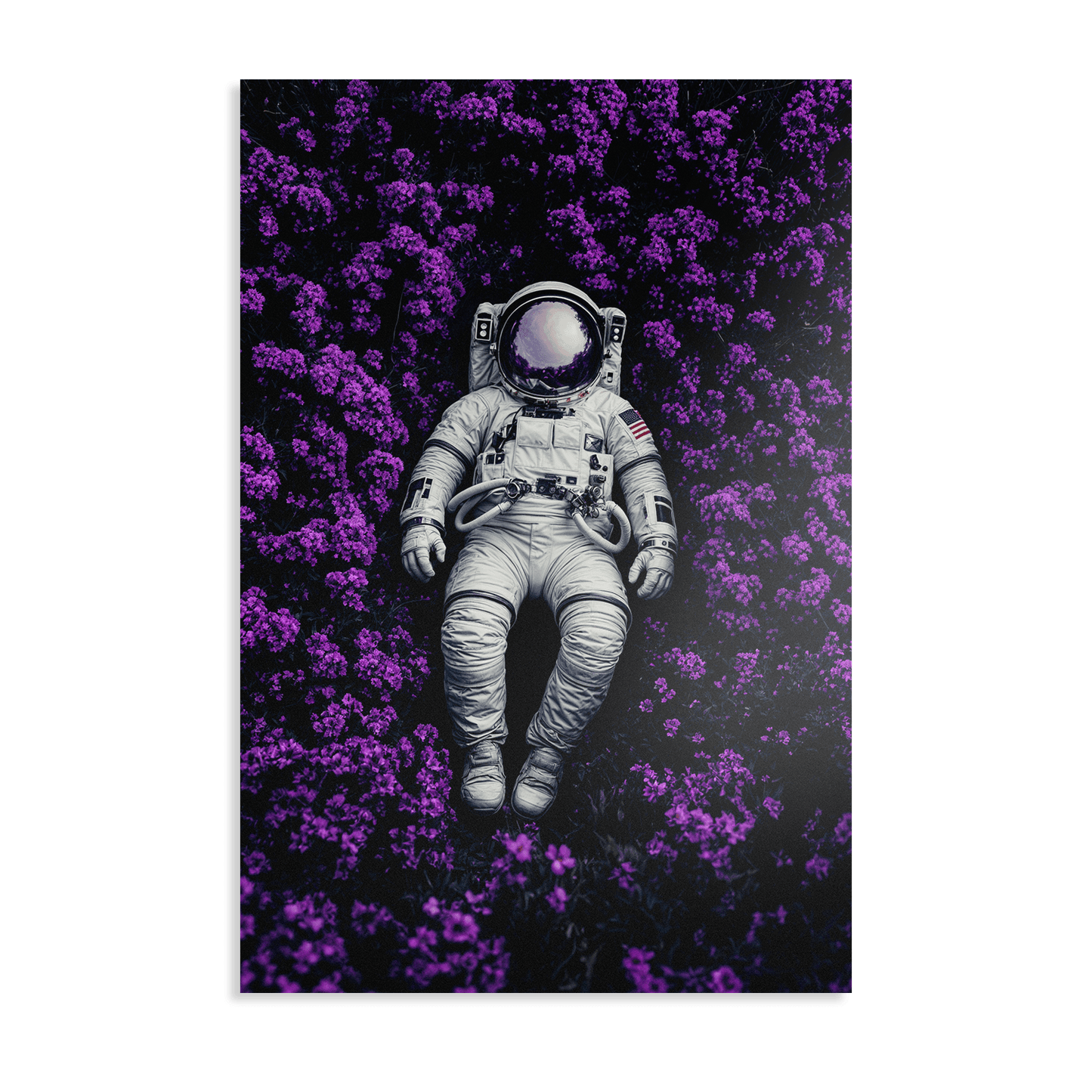 ASTRONAUT'S PURPLE BLISS*Dibond*40x60*Dibond*Kunstwerk*Masculina.nl