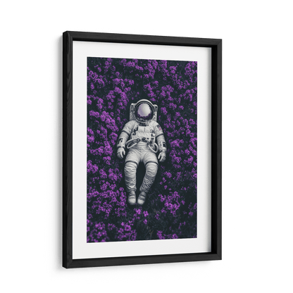 ASTRONAUT'S PURPLE BLISS*Papier*40x60*Papier*Kunstwerk*Masculina.nl