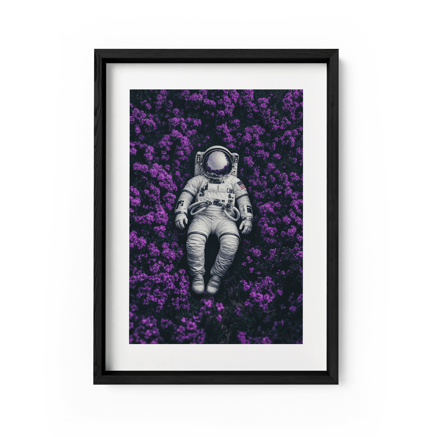 ASTRONAUT'S PURPLE BLISS*Papier*40x60*Papier*Kunstwerk*Masculina.nl