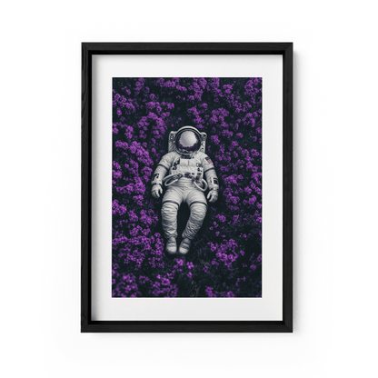 ASTRONAUT'S PURPLE BLISS*Papier*40x60*Papier*Kunstwerk*Masculina.nl