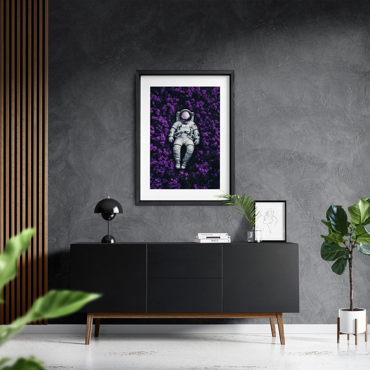 ASTRONAUT'S PURPLE BLISS*Papier*40x60*Papier*Kunstwerk*Masculina.nl