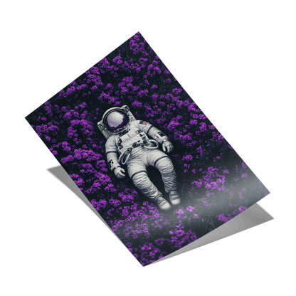 ASTRONAUT'S PURPLE BLISS*Papier*40x60*Papier*Kunstwerk*Masculina.nl