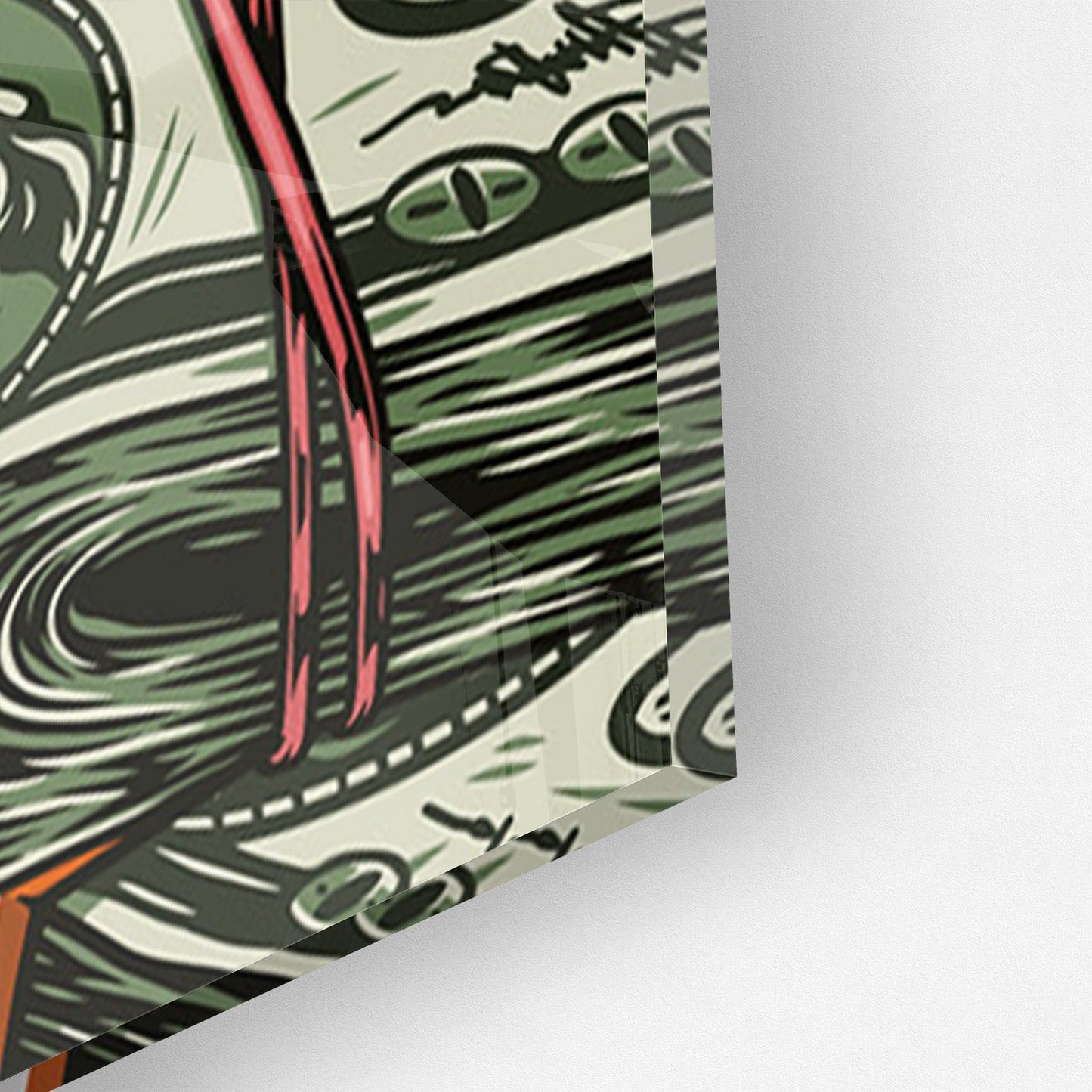 BILLIONAIRE BUNNY*Plexiglas*40x60 cm*Plexiglas*Kunstwerk*Masculina.nl