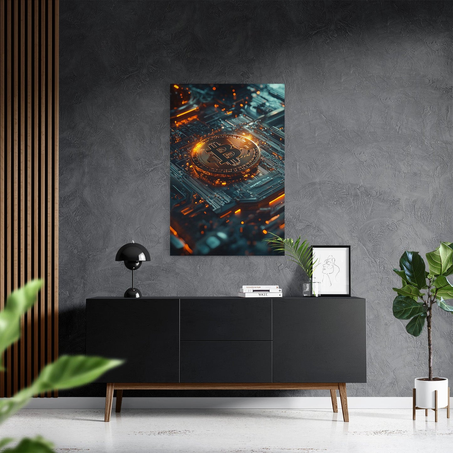 BITCOIN x BLOCKCHAIN*Canvas*40x60*Canvas*Kunstwerk*Masculina.nl