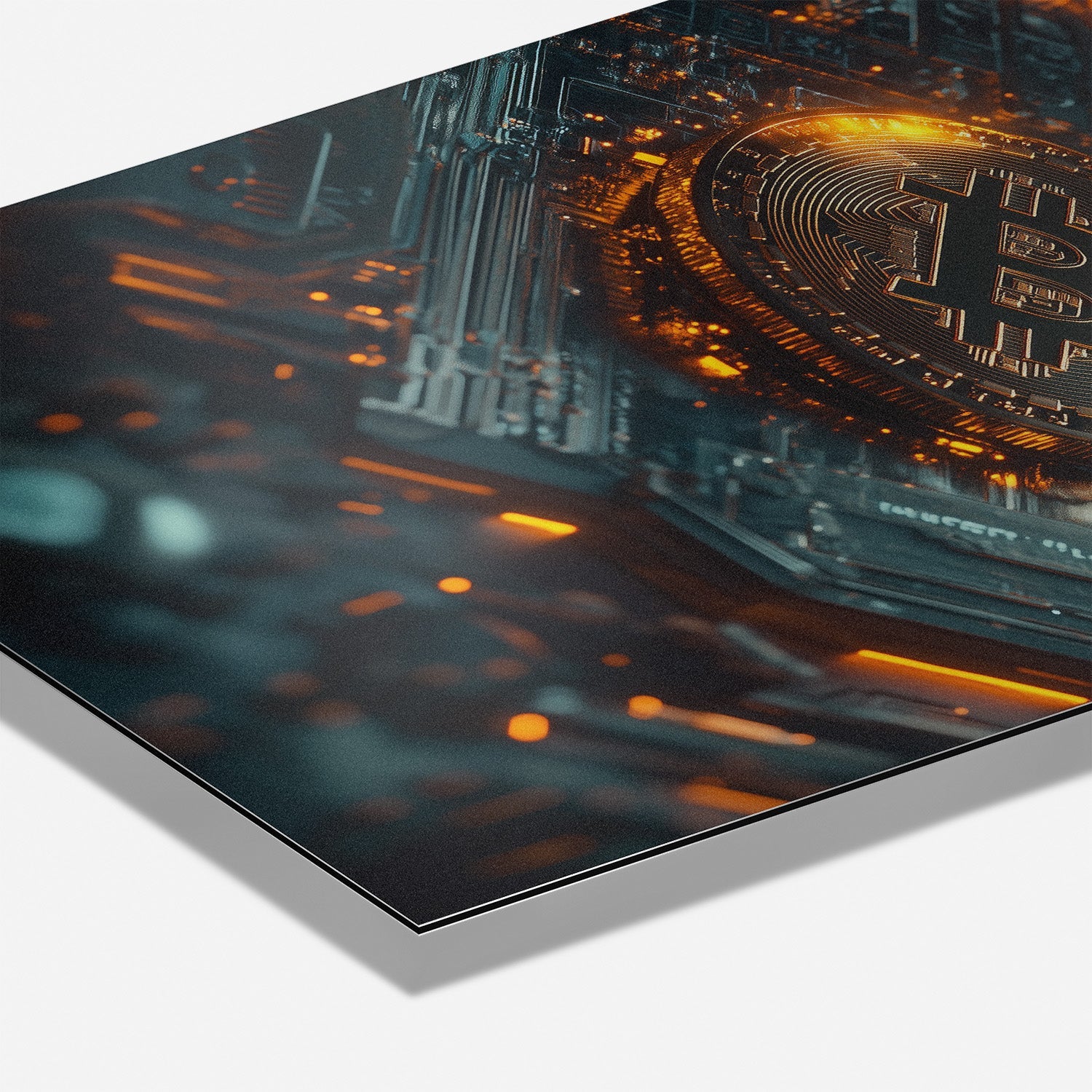 BITCOIN x BLOCKCHAIN*Dibond*40x60*Dibond*Kunstwerk*Masculina.nl