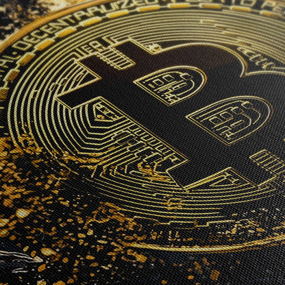 BITCOIN x MARBLE*Canvas*40x60*Canvas*Kunstwerk*Masculina.nl