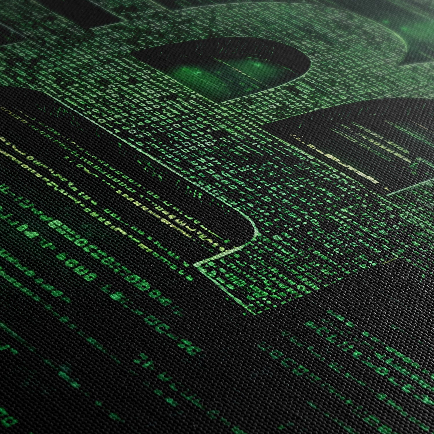 BITCOIN x MATRIX*Canvas*40x60*Canvas*Kunstwerk*Masculina.nl