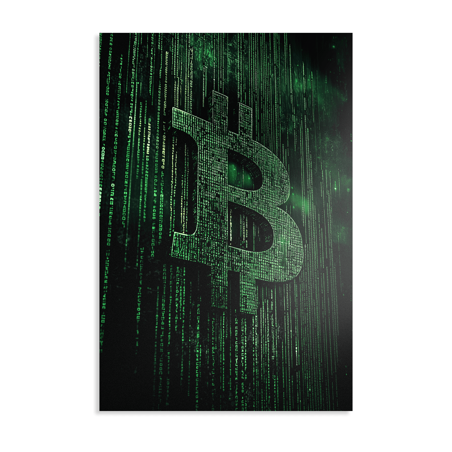 BITCOIN x MATRIX*Dibond*40x60*Dibond*Kunstwerk*Masculina.nl