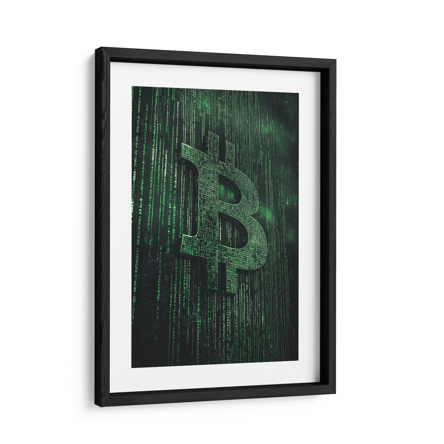 BITCOIN x MATRIX*Papier*40x60*Papier*Kunstwerk*Masculina.nl