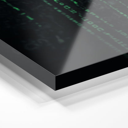 BITCOIN x MATRIX*Plexiglas*40x60*Plexiglas*Kunstwerk*Masculina.nl