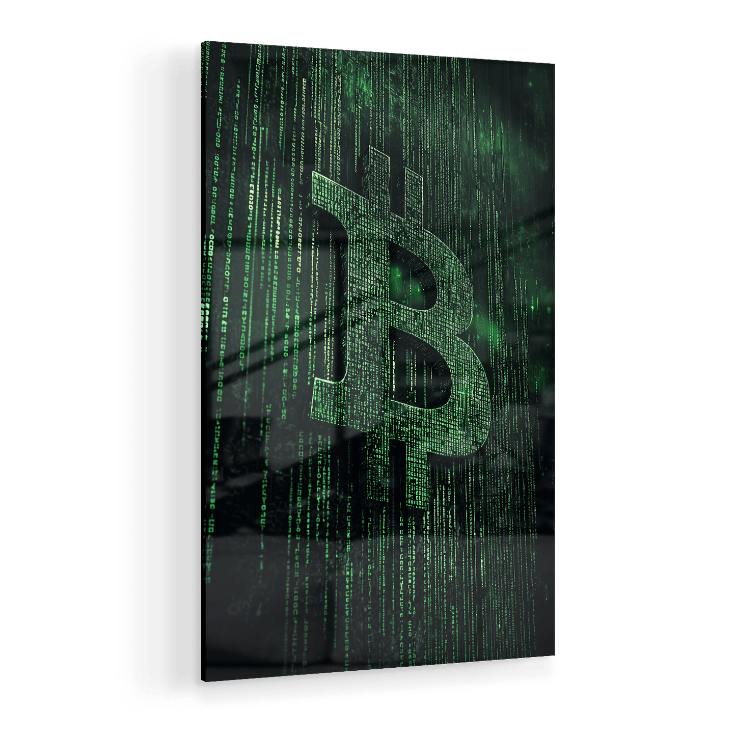 BITCOIN x MATRIX*Plexiglas*40x60*Plexiglas*Kunstwerk*Masculina.nl