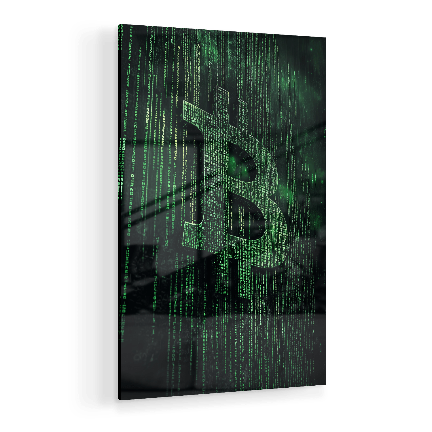 BITCOIN x MATRIX*Plexiglas*40x60*Plexiglas*Kunstwerk*Masculina.nl