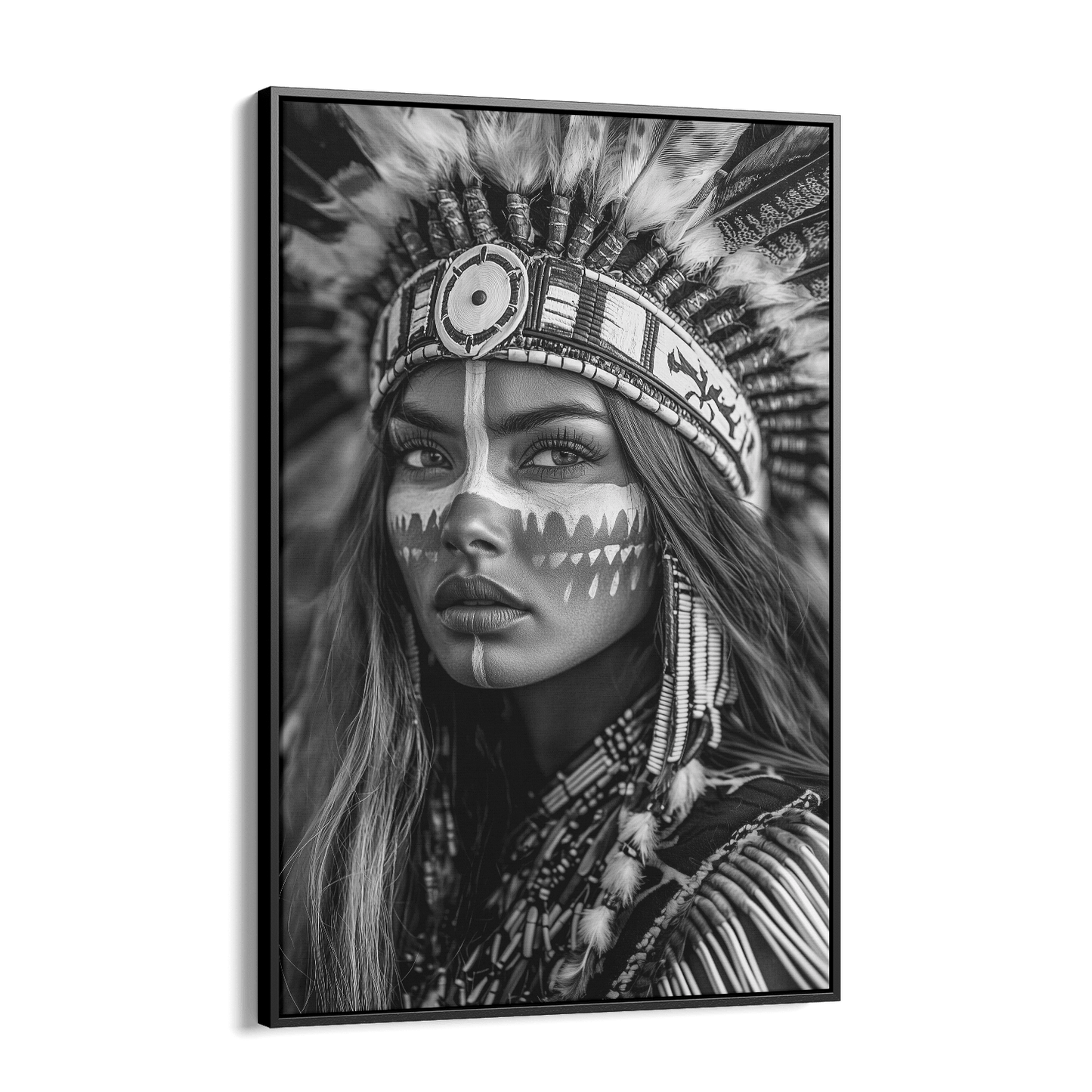 BRAVE NATIVE BEAUTY*Canvas*40x60*Baklijst*Kunstwerk*Masculina.nl