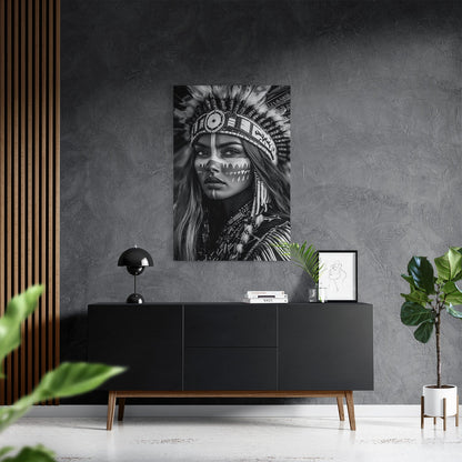 BRAVE NATIVE BEAUTY*Canvas*40x60*Canvas*Kunstwerk*Masculina.nl