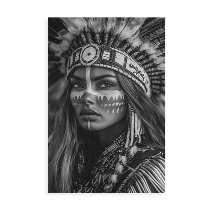 BRAVE NATIVE BEAUTY*Canvas*40x60*Canvas*Kunstwerk*Masculina.nl