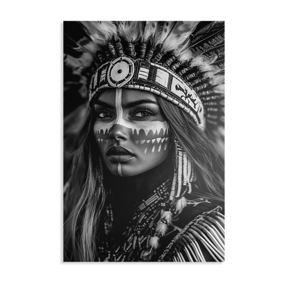 BRAVE NATIVE BEAUTY*Dibond*40x60*Dibond*Kunstwerk*Masculina.nl