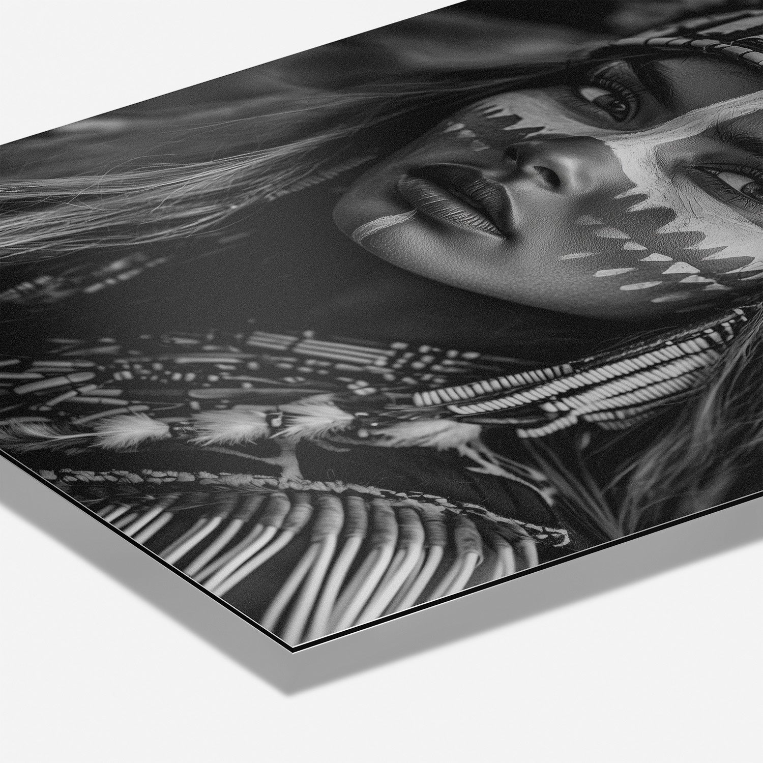 BRAVE NATIVE BEAUTY*Dibond*40x60*Dibond*Kunstwerk*Masculina.nl