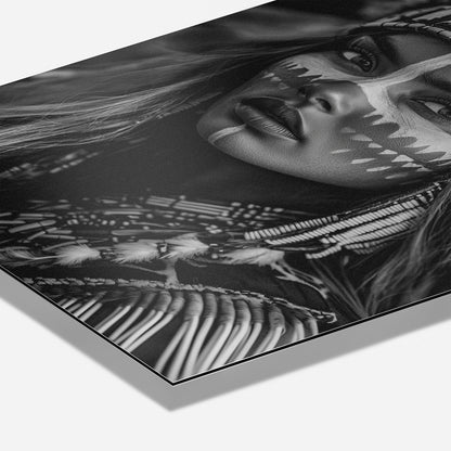BRAVE NATIVE BEAUTY*Dibond*40x60*Dibond*Kunstwerk*Masculina.nl