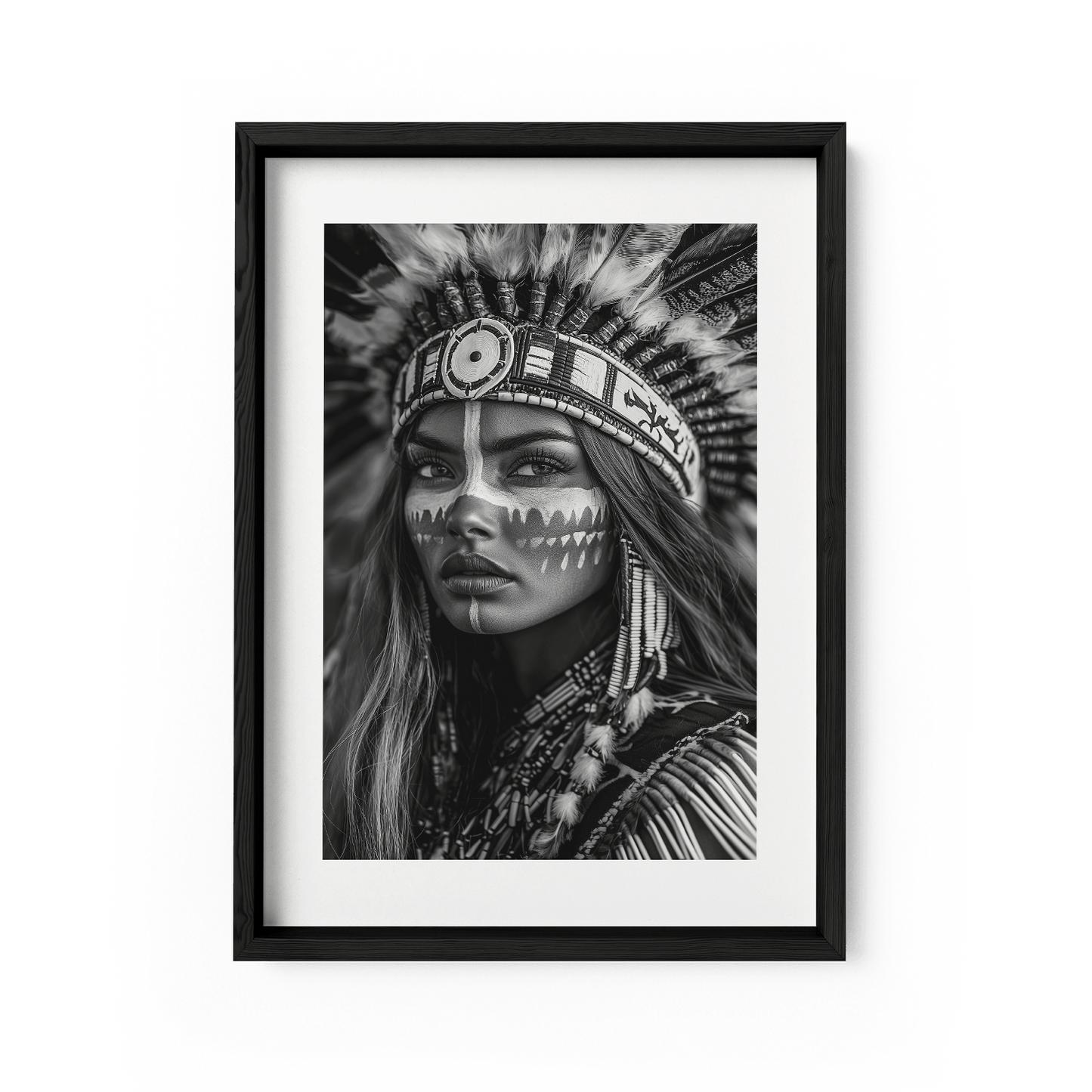 BRAVE NATIVE BEAUTY*Papier*40x60*Papier*Kunstwerk*Masculina.nl