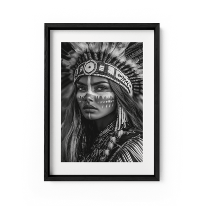 BRAVE NATIVE BEAUTY*Papier*40x60*Papier*Kunstwerk*Masculina.nl
