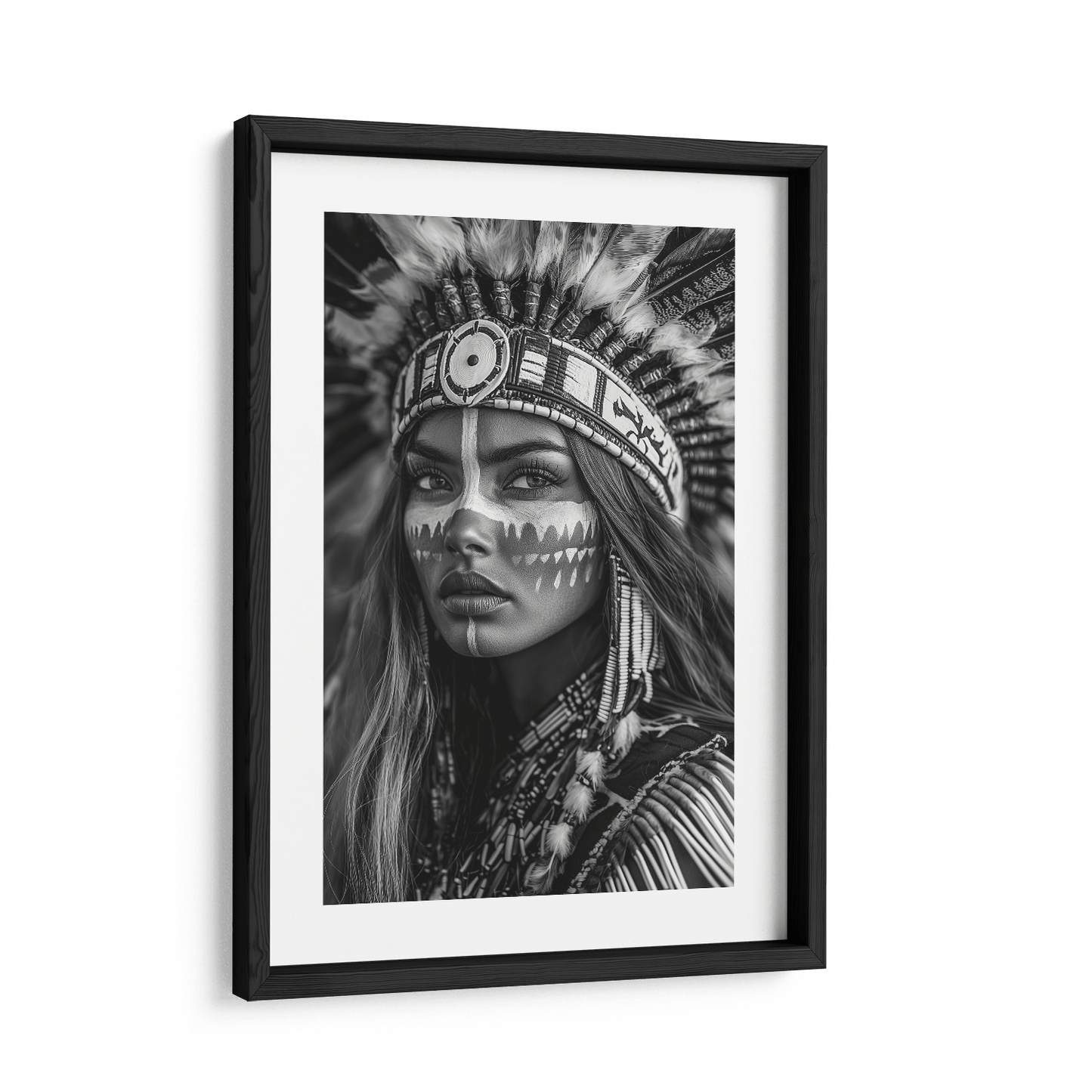 BRAVE NATIVE BEAUTY*Papier*40x60*Papier*Kunstwerk*Masculina.nl