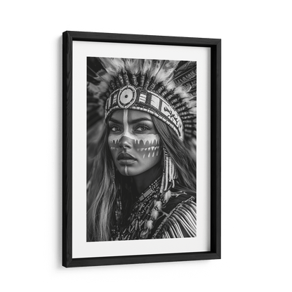 BRAVE NATIVE BEAUTY*Papier*40x60*Papier*Kunstwerk*Masculina.nl
