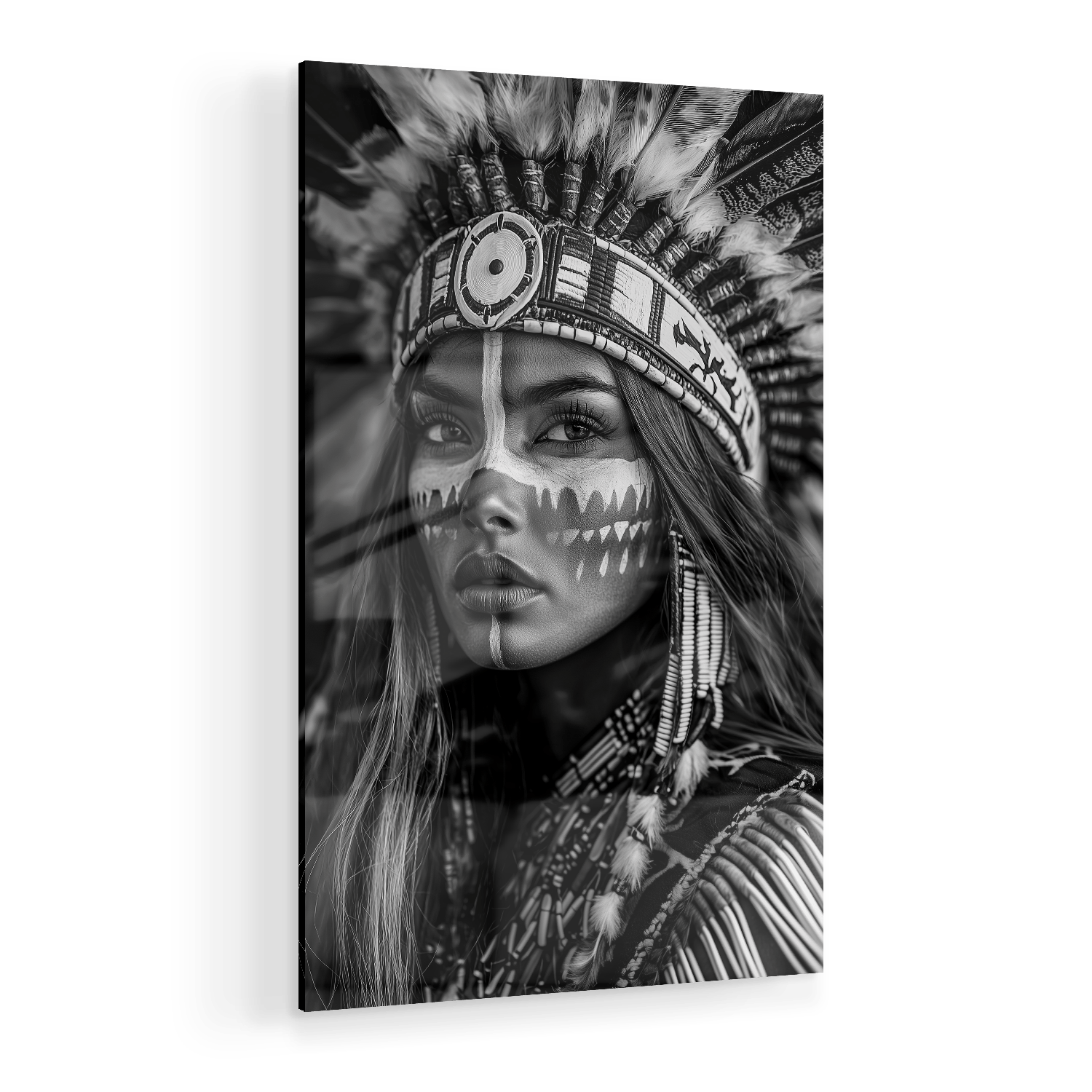 BRAVE NATIVE BEAUTY*Plexiglas*40x60*Plexiglas*Kunstwerk*Masculina.nl