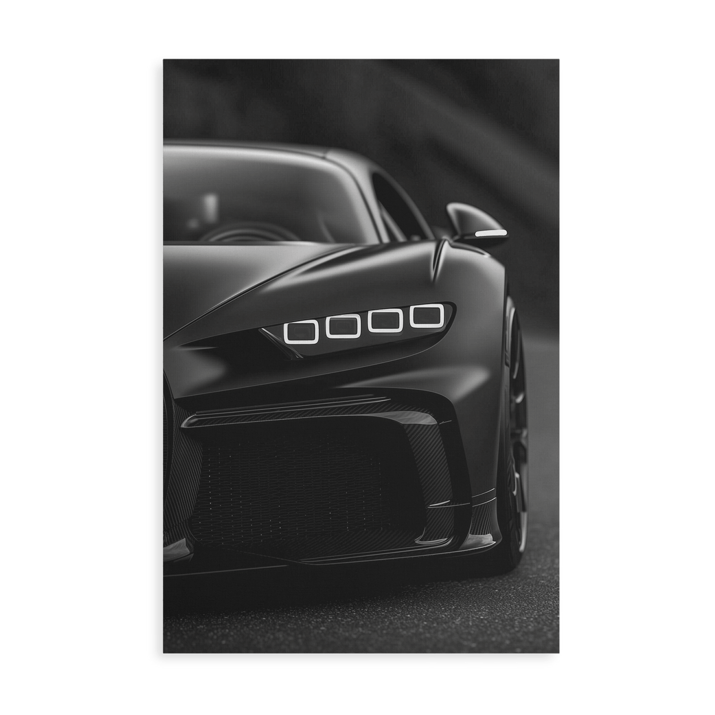 BUGATTI CHIRON NIGHTSHADE*Canvas*40x60*Canvas*Kunstwerk*Masculina.nl