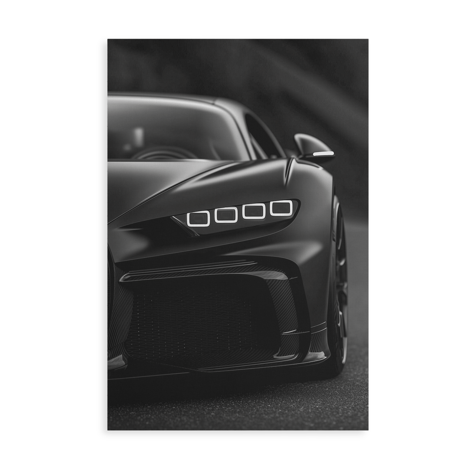 BUGATTI CHIRON NIGHTSHADE*Canvas*40x60*Canvas*Kunstwerk*Masculina.nl