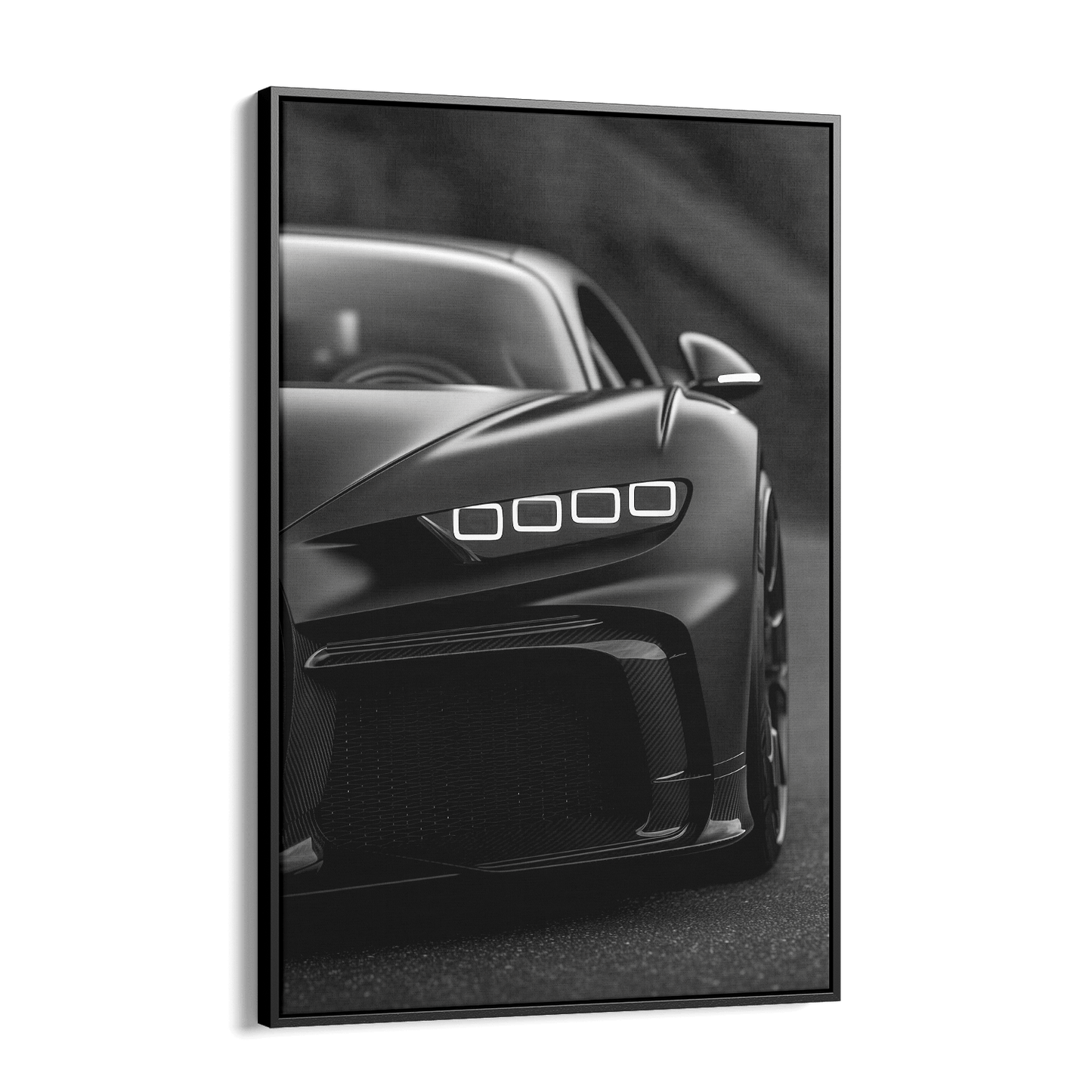 BUGATTI CHIRON NIGHTSHADE*Canvas*40x60*Baklijst*Kunstwerk*Masculina.nl
