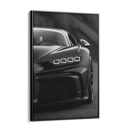 BUGATTI CHIRON NIGHTSHADE*Canvas*40x60*Baklijst*Kunstwerk*Masculina.nl