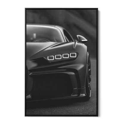 BUGATTI CHIRON NIGHTSHADE*Canvas*40x60*Baklijst*Kunstwerk*Masculina.nl