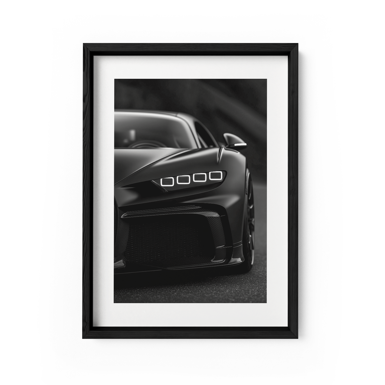BUGATTI CHIRON NIGHTSHADE*Papier*40x60*Papier*Kunstwerk*Masculina.nl