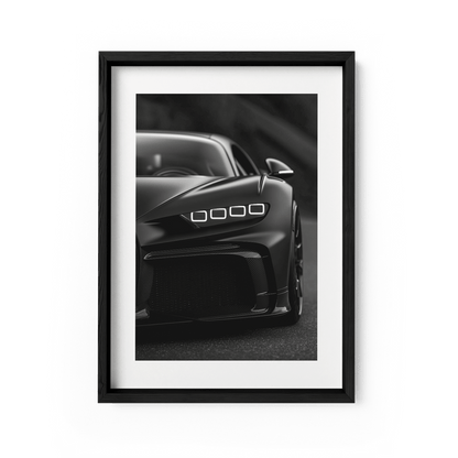 BUGATTI CHIRON NIGHTSHADE*Papier*40x60*Papier*Kunstwerk*Masculina.nl