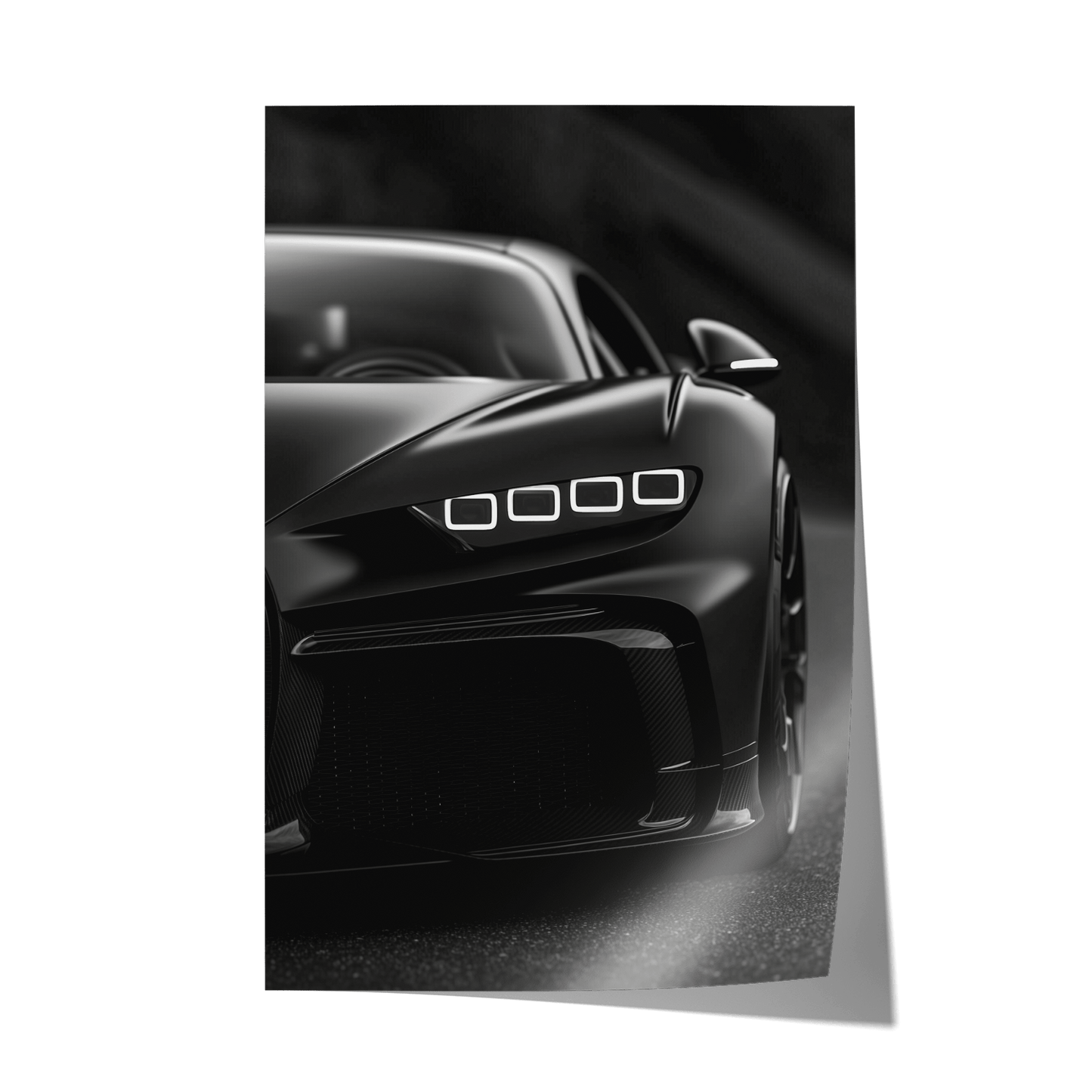 BUGATTI CHIRON NIGHTSHADE*Papier*40x60*Papier*Kunstwerk*Masculina.nl