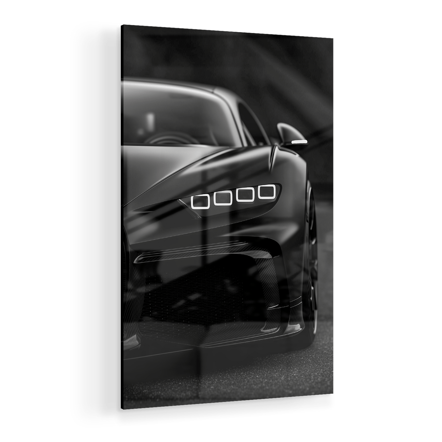 BUGATTI CHIRON NIGHTSHADE*Plexiglas*40x60*Plexiglas*Kunstwerk*Masculina.nl