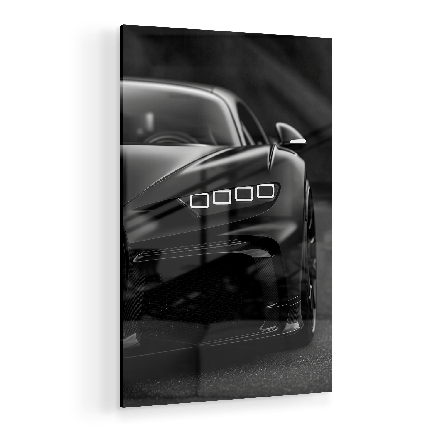 BUGATTI CHIRON NIGHTSHADE*Plexiglas*40x60*Plexiglas*Kunstwerk*Masculina.nl