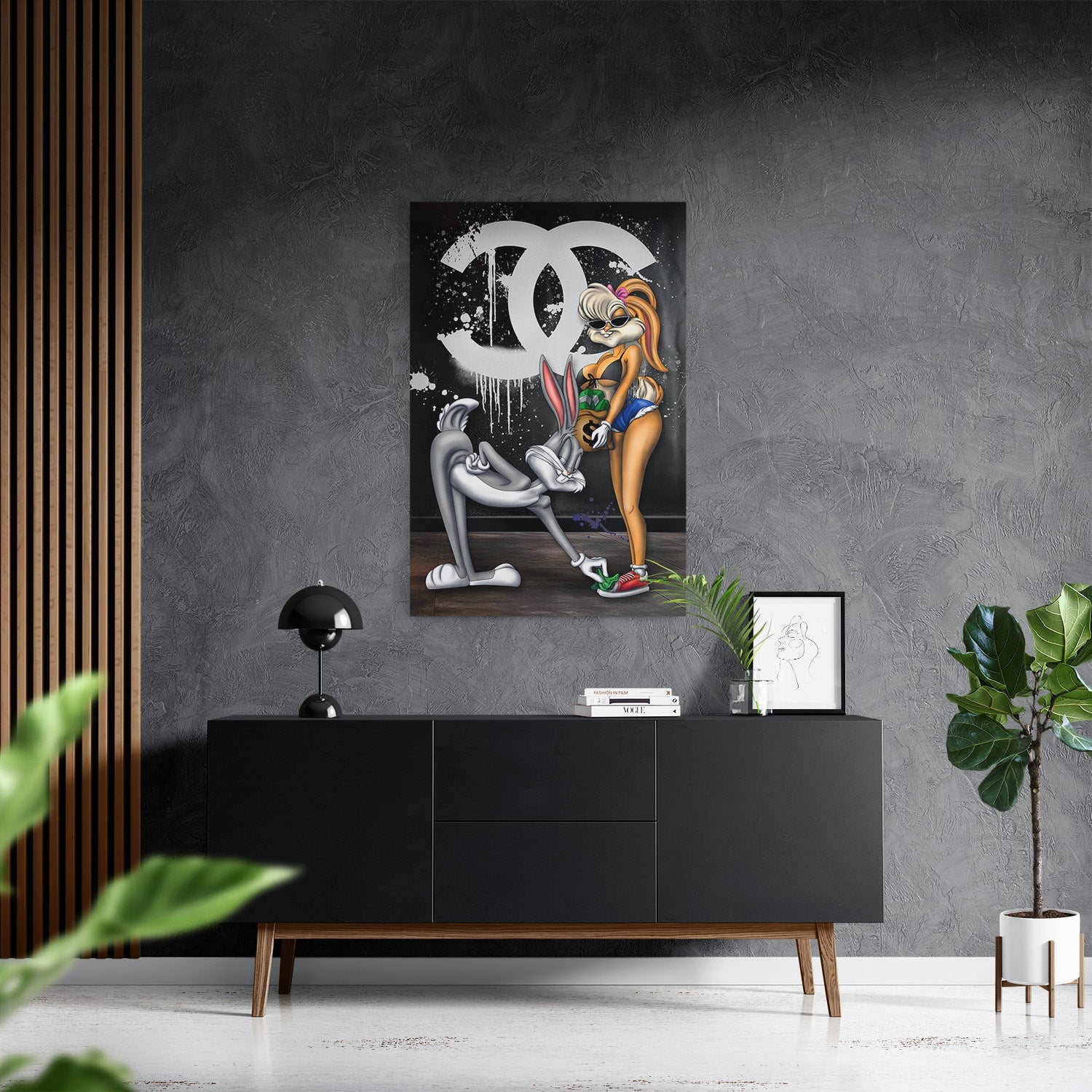 CASH & CURVES*Canvas*40x60*Canvas*Kunstwerk*Masculina.nl